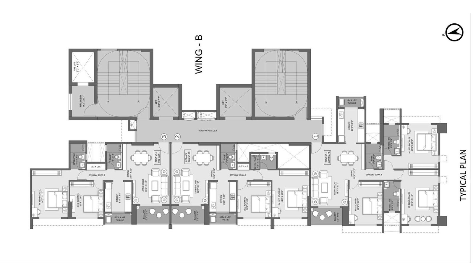 Mangroves-typical-Floor-Plan-wing-B
